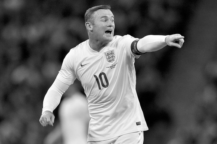 Wayne Rooney, de Inglaterra, festeja un gol durante el partido con Suiza por la Euro 2016, ayer, en el estadio de Wembley, Londres. Foto: Glyn Kirk, Afp