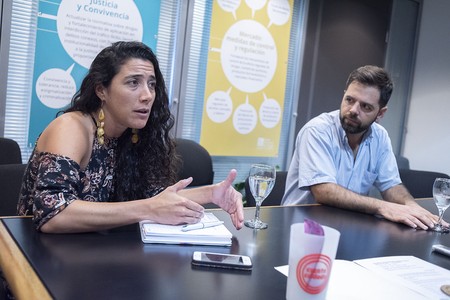 Victoria González y Diego Olivera. · Foto: Ricardo Antúnez Victoria González y Diego Olivera. · Foto: Ricardo Antúnez
