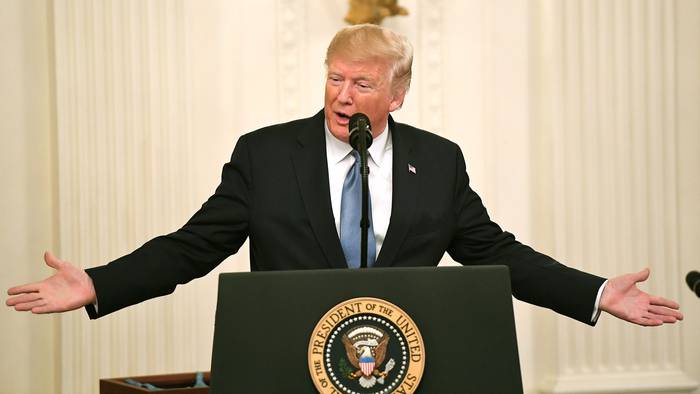 Donald Trump, en la Casa Blanca en Washington, el 30 de octubre de 2019.  · Foto: Saul Loeb, AFP