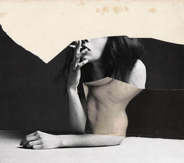 Mujer fumando, de Juan Fielitz.