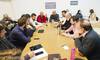 Octava reunión de los Consejos de Salarios para la salud privada (grupo 15), ayer, en el Ministerio de Trabajo y Seguridad Social. Octava reunión de los Consejos de Salarios para la salud privada (grupo 15), ayer, en el Ministerio de Trabajo y Seguridad Social.