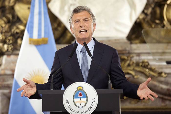 Mauricio Macri. · Foto: Martín Zabala, AFP