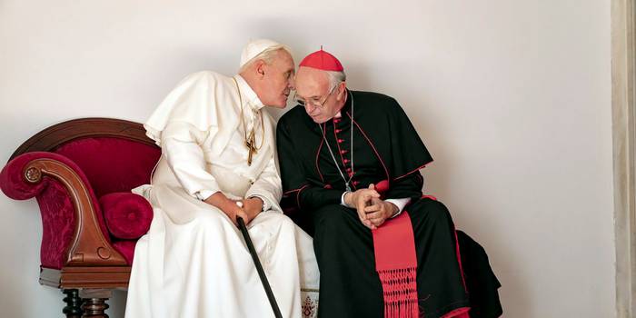 Foto principal del artículo 'Se estrena Los dos papas, la película sobre Ratzinger y Bergoglio dirigida por Fernando Meirelles y producida por Netflix'