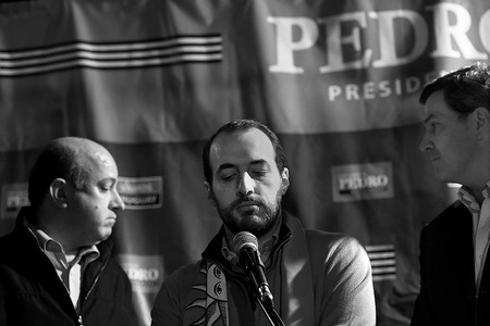 Fernando Amado junto a German Coutinho y Pedro Bordaberry. / Foto: Nicolás Celaya (archivo, setiembre de 2014) Fernando Amado junto a German Coutinho y Pedro Bordaberry. / Foto: Nicolás Celaya (archivo, setiembre de 2014)