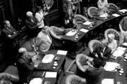 José Mujica, al asumir su banca en el Senado en 2015. Foto: Sandro Pereyra