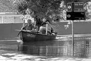 Inundación en la ciudad de Paysandú, ayer. Foto: Afp, El Telégrafo, s/d de Autor