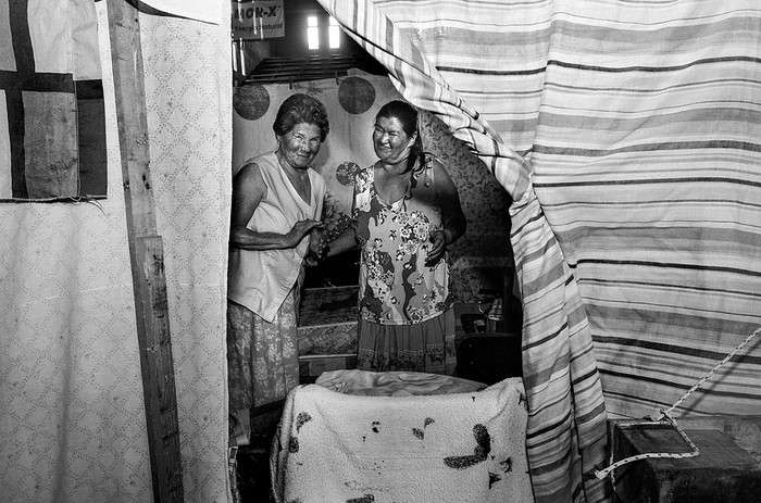 Yolanda y Marta Proenza, ayer, en el Gimnasio Bernasconi de la ciudad de Salto. Foto: Cecilia Vidal