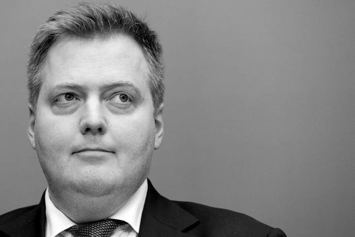 Sigmundur David Gunnlaugsson, ex primer ministro de Islandia. Foto: Jonathan Nackstrand, Afp (archivo, octubre de 2014)