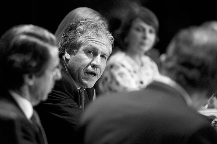 Luis Almagro, secretario general de la Organización de los Estados Americanos, durante la Cumbre Concordia de las Américas, el 13 de mayo, en Miami. Foto: Afp s/d de Autor