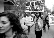Marcha por una Ley de Salud Mental, el 10 de octubre de 2014. Foto: Iván Franco