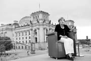 Angela Merkel, canciller de Alemania, durante una entrevista de prensa, el 28 de agosto en Berlín. Foto: Rainer Jensen, Afp