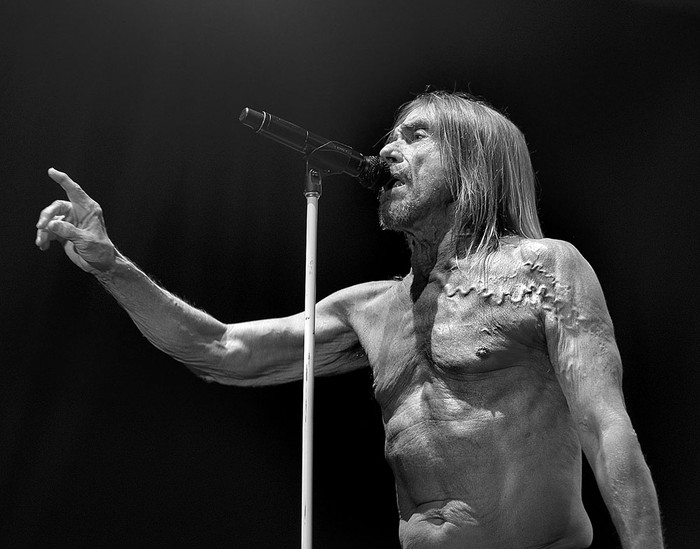 Iggy Pop, anoche en el Teatro de Verano. Foto: Andrés Cuenca