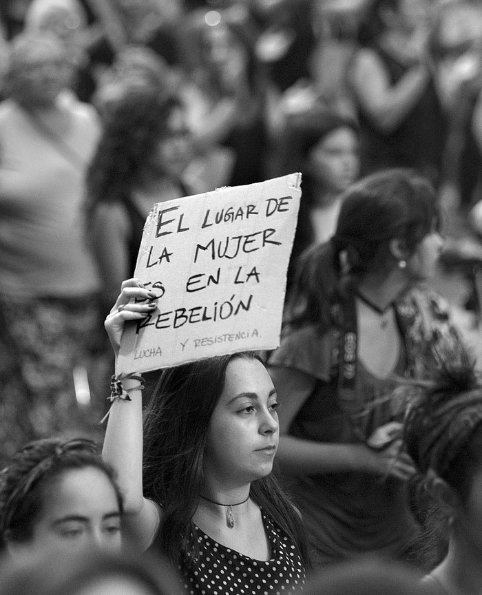 Marcha por el el Día Internacional de las Mujeres. Foto: Andrés Cuenca