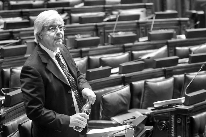 Gonzalo Mujica en la Cámara de Diputados. / foto: federico gutiérrez (archivo, noviembre de 2016)