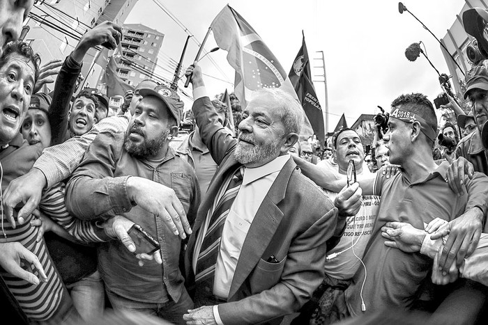 Luiz Inácio Lula da Silva, ex presidente de Brasil, asiste a una audiencia ante el Tribunal Federal de Justicia, ayer, en Curitiba, Brasil. Foto: Ricardo Stuckert, Instituto Lula, AFP