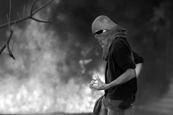 Protestas contra el gobierno, ayer, en Brasilia. Foto: Andressa Anholete, AFP