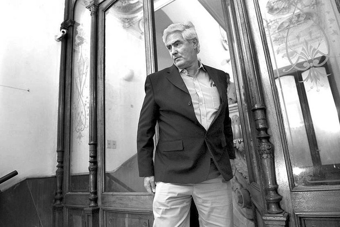 Agustín Bascou, intendente de Soriano, ayer, luego de asistir a la Comisión de Ética del Partido Nacional. Foto: Andrés Cuenca (archivo, setiembre de 2017)