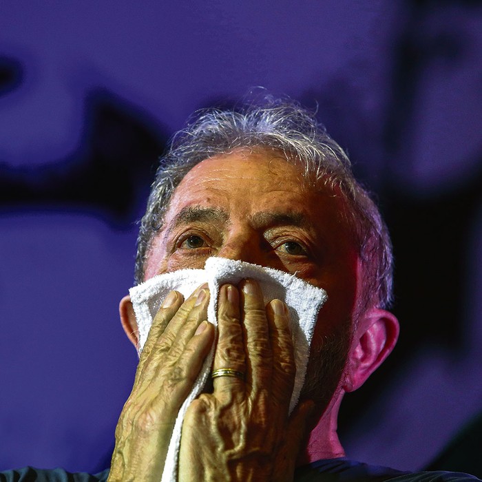 Luiz Inácio Lula da Silva, el 22 de febrero, en San Pablo, Brasil.
 · Foto: Miguel Schincariol