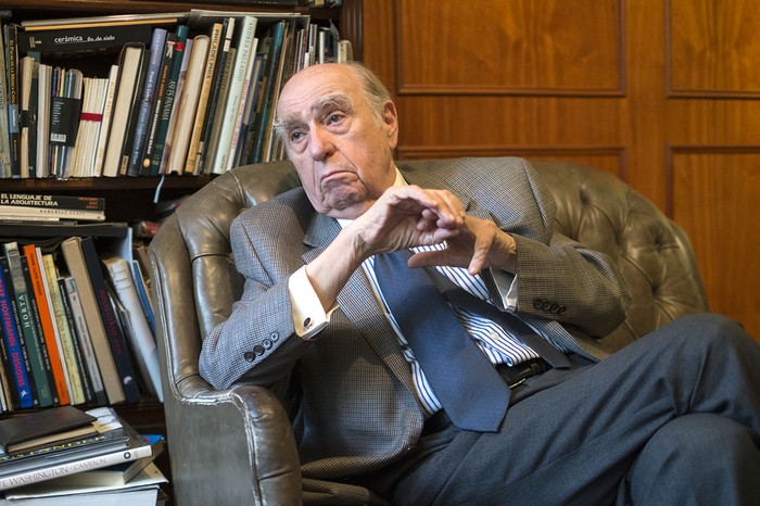 Julio María Sanguinetti. · Foto: Pablo Vignali