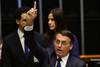 Jair Bolsonaro se dirige al Congreso como nuevo presidente de Brasil, ayer, en Brasilia. · Foto: Nelson Almaida Jair Bolsonaro se dirige al Congreso como nuevo presidente de Brasil, ayer, en Brasilia. · Foto: Nelson Almaida