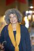 Angela Davis, ayer, en el Museo del Carnaval. Angela Davis, ayer, en el Museo del Carnaval.
