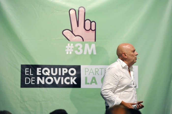 Edgardo Novick (archivo, mayo de 2018).
 · Foto: Federico Gutiérrez