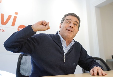 Ernesto Talvi en la sede de Ciudadanos, en Pocitos. · Foto: Mariana Greif Ernesto Talvi en la sede de Ciudadanos, en Pocitos. · Foto: Mariana Greif