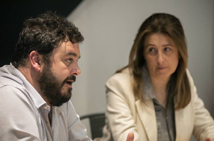 Juan Ignacio Buffa y Fernanda Maldonado. · Foto: Federico Gutiérrez