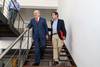 Julio María Sanguinetti y Ernesto Talvi, ayer, tras la a reunión con Luis Lacalle Pou, en la sede del sector Todos. · Foto: Mauricio Zina, adhocfotos Julio María Sanguinetti y Ernesto Talvi, ayer, tras la a reunión con Luis Lacalle Pou, en la sede del sector Todos. · Foto: Mauricio Zina, adhocfotos