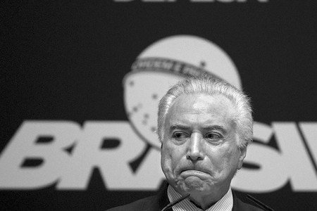 Michel Temer, presidente brasileño en Río de Janeiro (archivo, febrero de 2018). · Foto: Mauro Pimentel, AFP Michel Temer, presidente brasileño en Río de Janeiro (archivo, febrero de 2018). · Foto: Mauro Pimentel, AFP