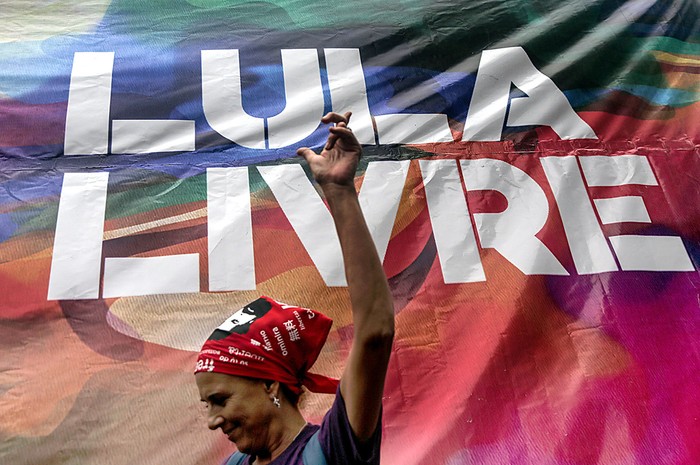 Manifestación por la liberación de Luiz Inácio Lula da Silva en Curitiba (archivo, abril 2019).
 · Foto: Raphel Petrasso, Xinhua
