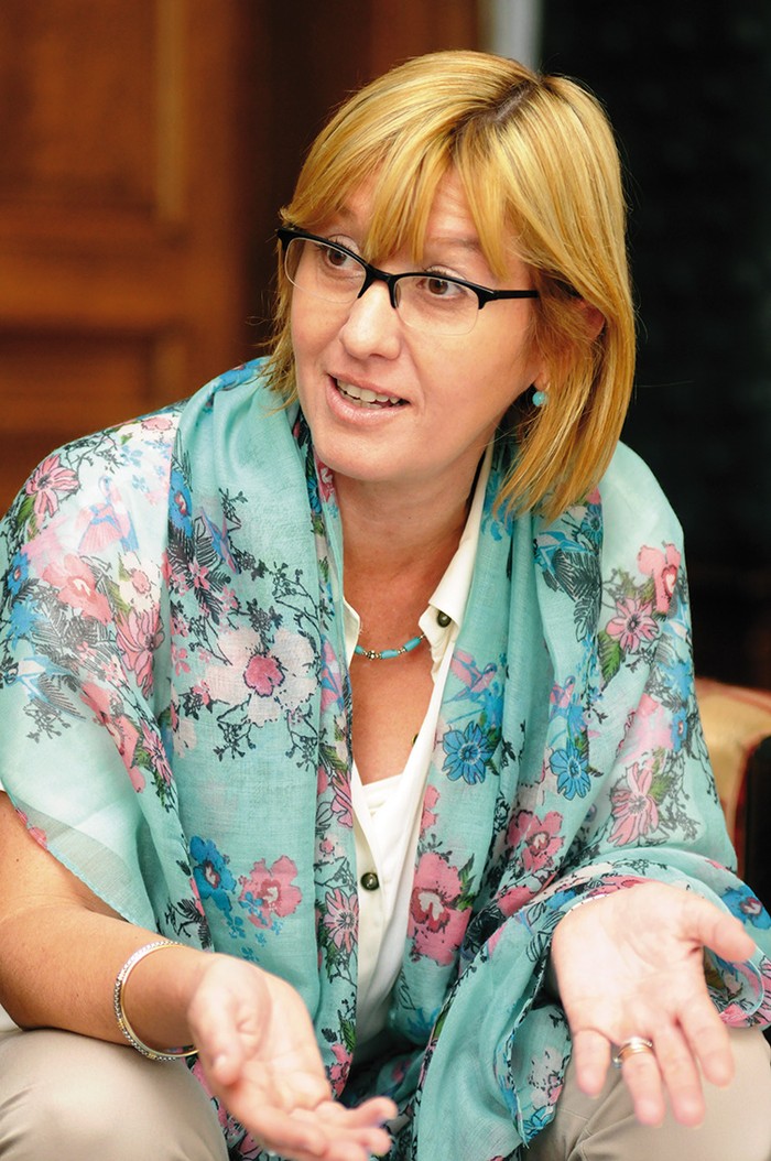 Cristina Lustemberg. / foto: Sandro Pereyra (archivo, marzo de 2015)