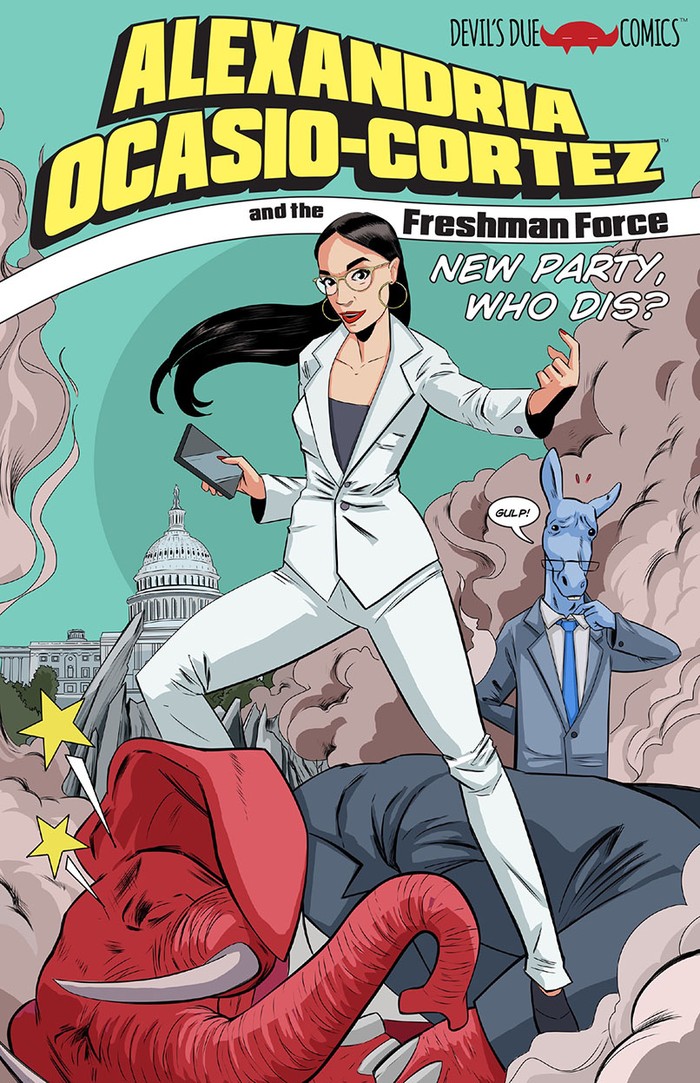 Foto principal del artículo 'La joven congresista Alexandria Ocasio-Cortez se transforma en protagonista de una aventura gráfica'