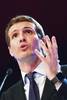 El legislador español Pablo Casado, nuevo líder del Partido Popular de España, el sábado, en Madrid.
El legislador español Pablo Casado, nuevo líder del Partido Popular de España, el sábado, en Madrid.