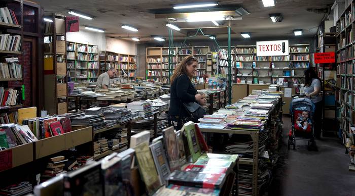 Librería Cooperativa del Cordón, ayer. · Foto: Mariana Greif
