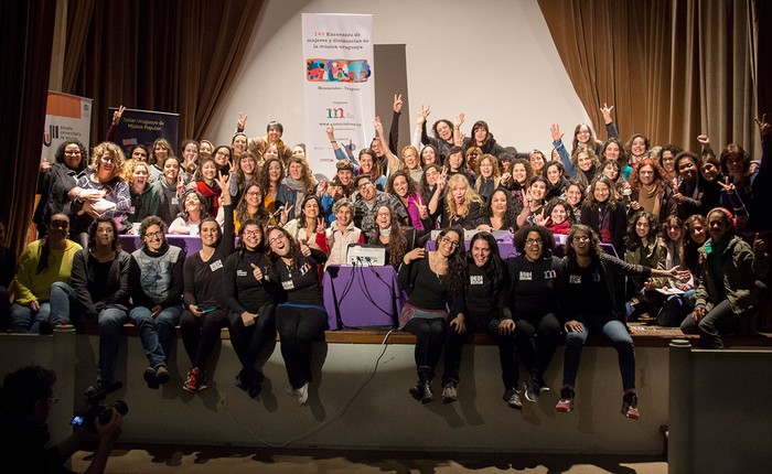 Primer Encuentro de Mujeres y Disidencias de la Música Uruguaya. Foto: Cecilia Torres
