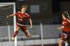 Catherine Solla, de Nacional, tras convertir el segundo gol a Litoral, el 6 de octubre, en el estadio Campeones Olímpicos. · Foto: Fernando Morán Catherine Solla, de Nacional, tras convertir el segundo gol a Litoral, el 6 de octubre, en el estadio Campeones Olímpicos. · Foto: Fernando Morán