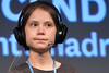La activista climática sueca Greta Thunberg durante una conferencia de prensa, el viernes, en Madrid. La activista climática sueca Greta Thunberg durante una conferencia de prensa, el viernes, en Madrid.