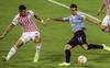 Jorge Morel, de Paraguay, y Juan Ignacio Ramírez, de Uruguay durante el Torneo Preolímpico Sudamericano Sub-23 en el estadio Centenario en Armenia, Colombia. · Foto: Juan Barreto, AFP Jorge Morel, de Paraguay, y Juan Ignacio Ramírez, de Uruguay durante el Torneo Preolímpico Sudamericano Sub-23 en el estadio Centenario en Armenia, Colombia. · Foto: Juan Barreto, AFP