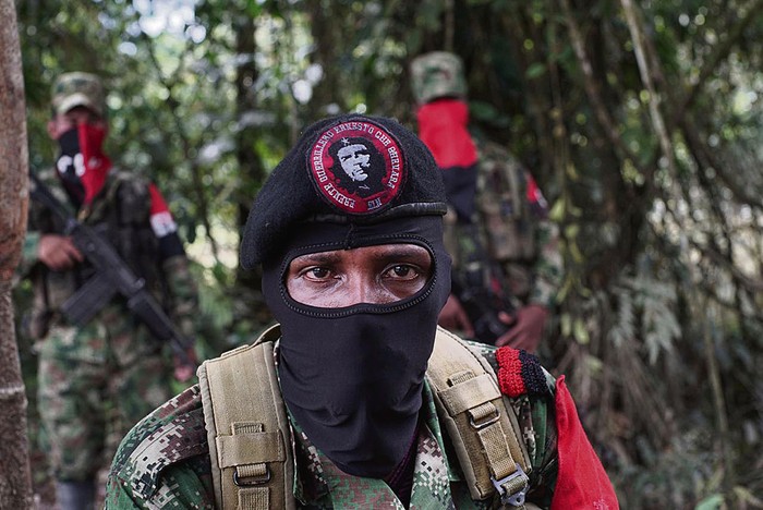 Miembros del Ejército de Liberación Nacional.