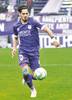 Ayrton Cougo, de Defensor Sporting, el sábado, en el Franzini. Ayrton Cougo, de Defensor Sporting, el sábado, en el Franzini.