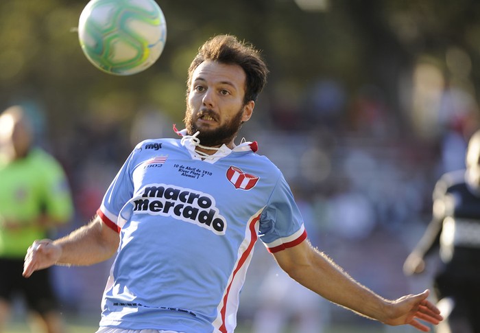 Claudio Herrera, de River Plate (archivo, abril de 2018). · Foto: Iván Franco