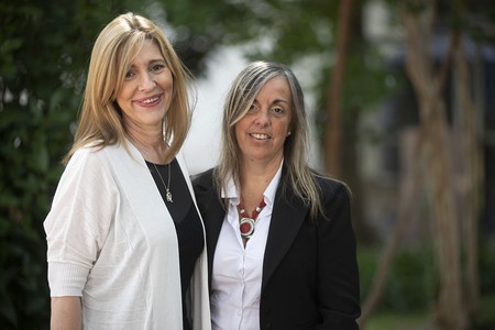 Alejandra Babini y Andrea Vargas. · Foto: Federico Gutiérrez Alejandra Babini y Andrea Vargas. · Foto: Federico Gutiérrez