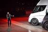 Elon Musk en la presentación de los nuevos camiones Tesla Semi, el 16 de noviembre en California. / Foto: Veronique Dupont, Afp Elon Musk en la presentación de los nuevos camiones Tesla Semi, el 16 de noviembre en California. / Foto: Veronique Dupont, Afp
