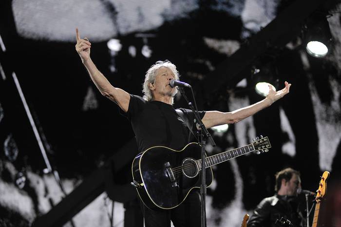 Roger Waters, el sábado, en el estadio Centenario. · Foto: Federico Gutiérrez