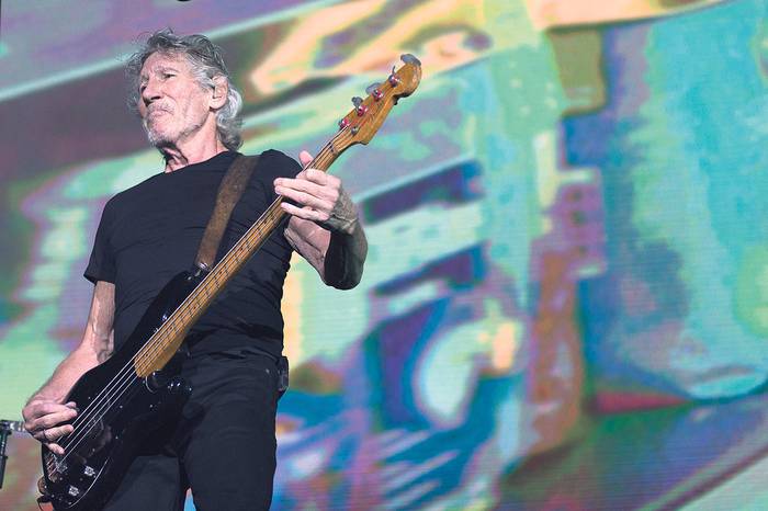 Roger Waters, durante el recital que dio en el Arena Alianza de San Pablo.  · Foto: Levi Bianco
