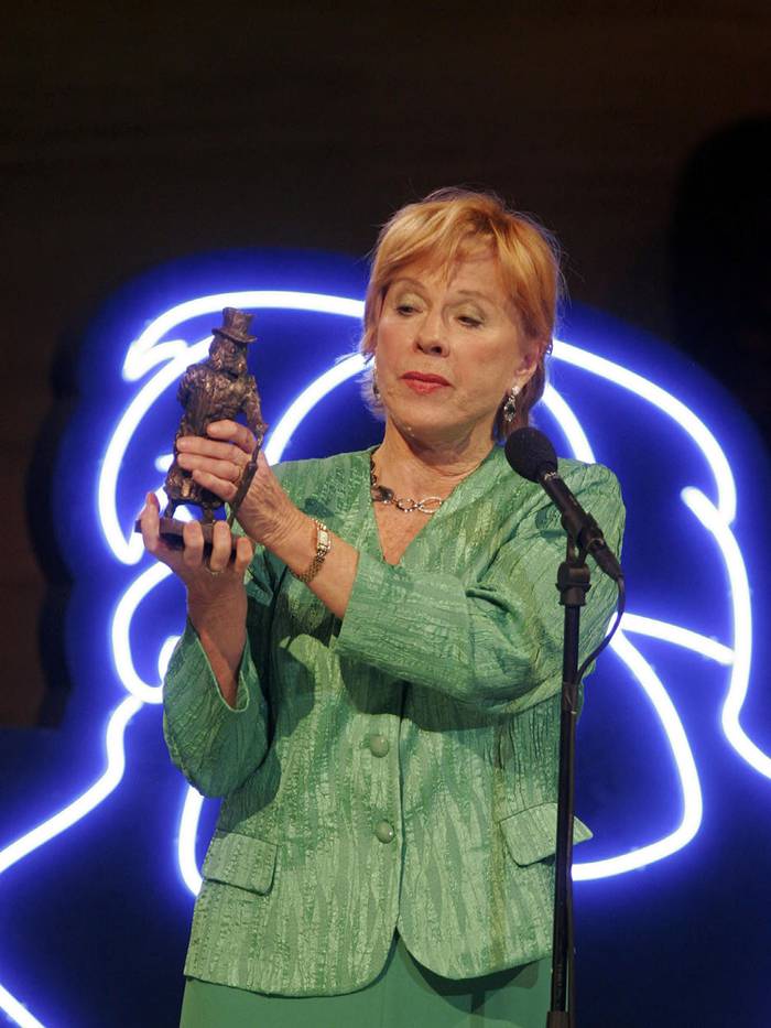 Bibi Andersson, el 14 de enero de 2006. Foto: Jarl Fr. Erichsen, AFP
