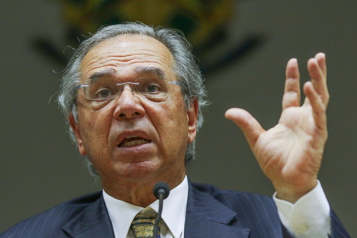 Paulo Guedes, ministro de Economía de Brasil.

 · Foto: Fabio Rodrigues Pozzebom, Abr 