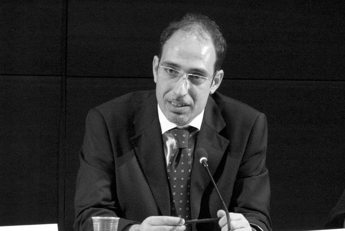 El abogado italiano Fabio Galiani, representante del Estado uruguayo en el juicio en Roma por los crímenes del Plan Cóndor.  · Foto: S/D autor
