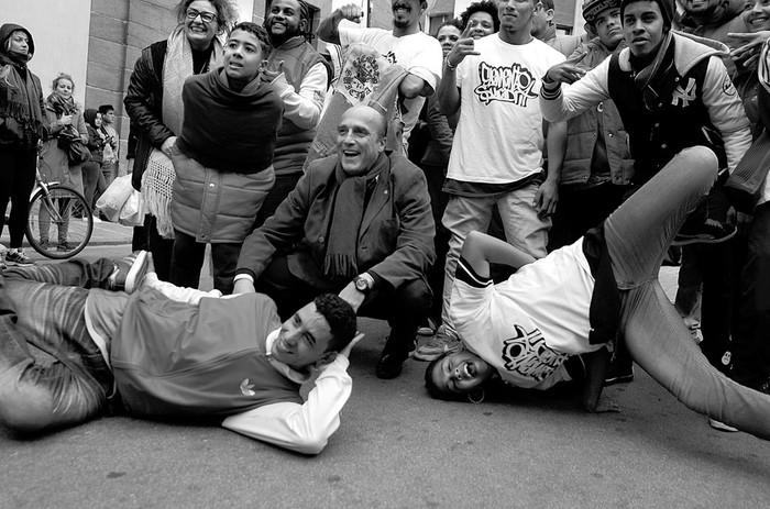 Daniel Martínez, intendente de Montevideo, durante el primer Gabinete en los Barrios, el viernes, en el Cabildo. Foto: Juan Manuel Ramos